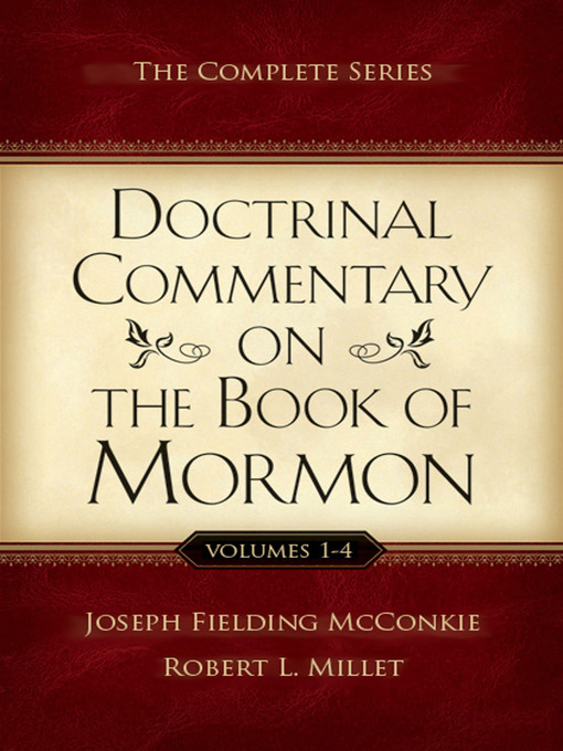 Title details for Doctrinal Commentary on the Book of Mormon by Robert L. Millet - Wait list